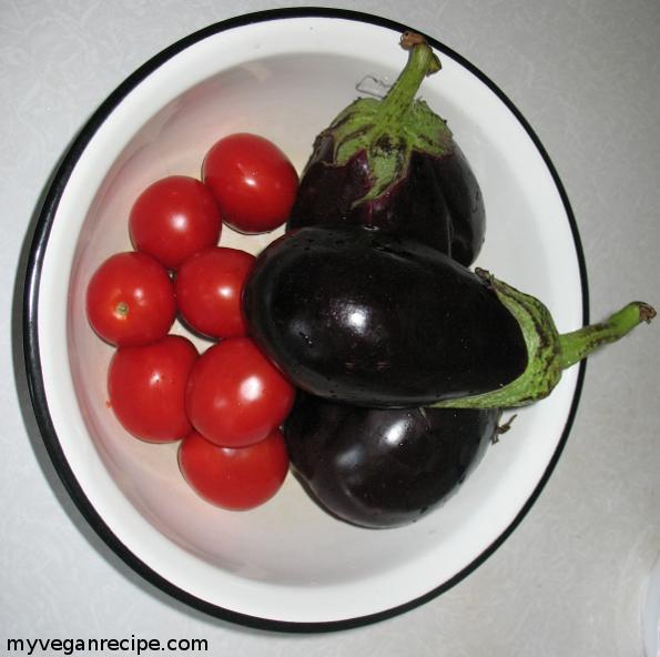 tomato and eggplant